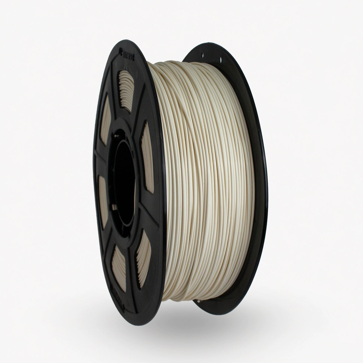 Cream PLA 3D Printer Filament with a diameter of 1.75mm on a 1KG Spool.
