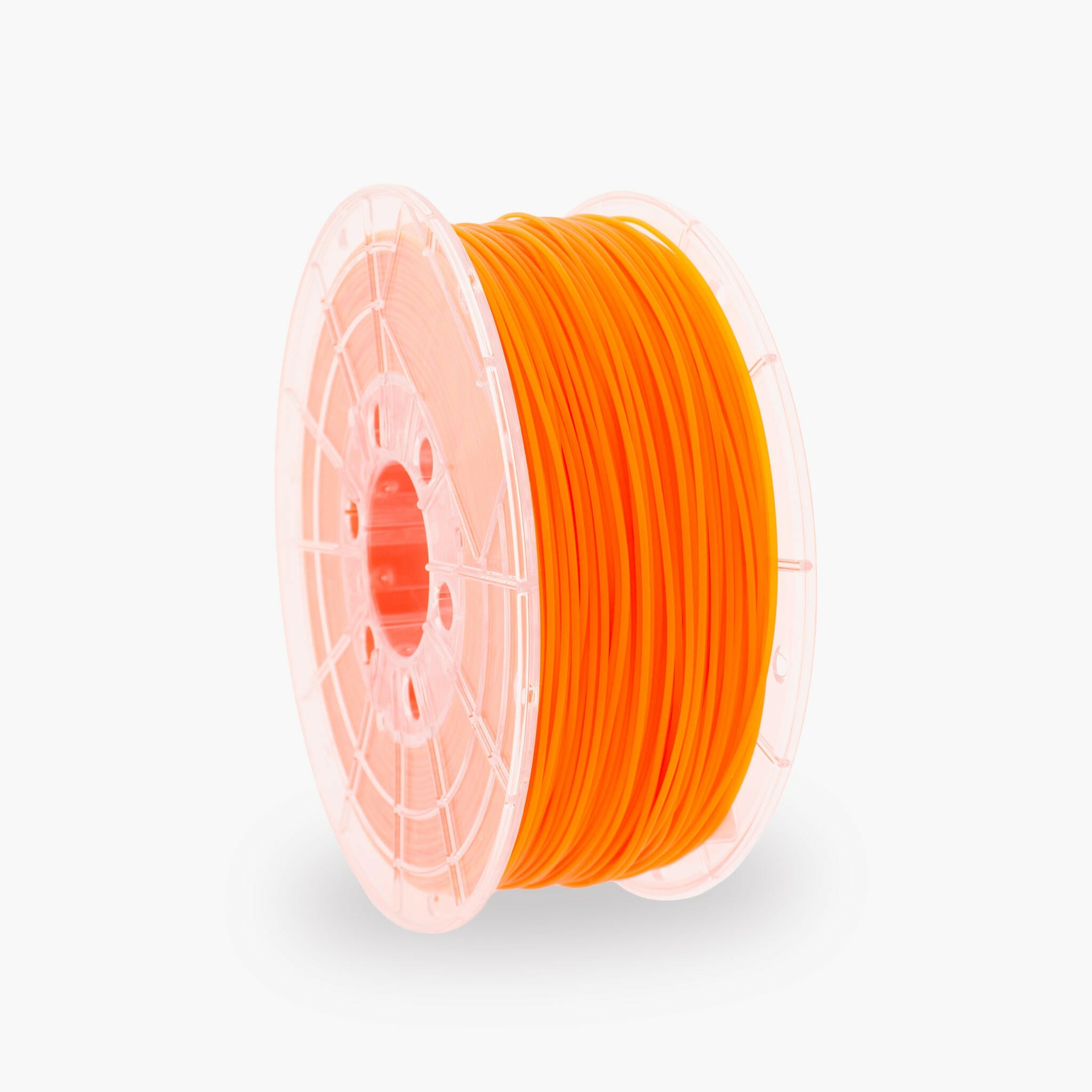 Fluor Orange PLA 3D Printer Filament with a diameter of 1.75mm on a 1KG Spool.