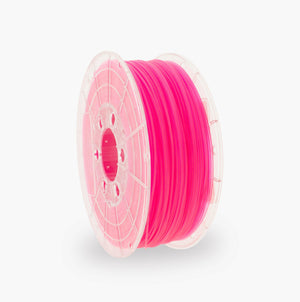 Fluor Pink PLA 3D Printer Filament with a diameter of 1.75mm on a 1KG Spool.