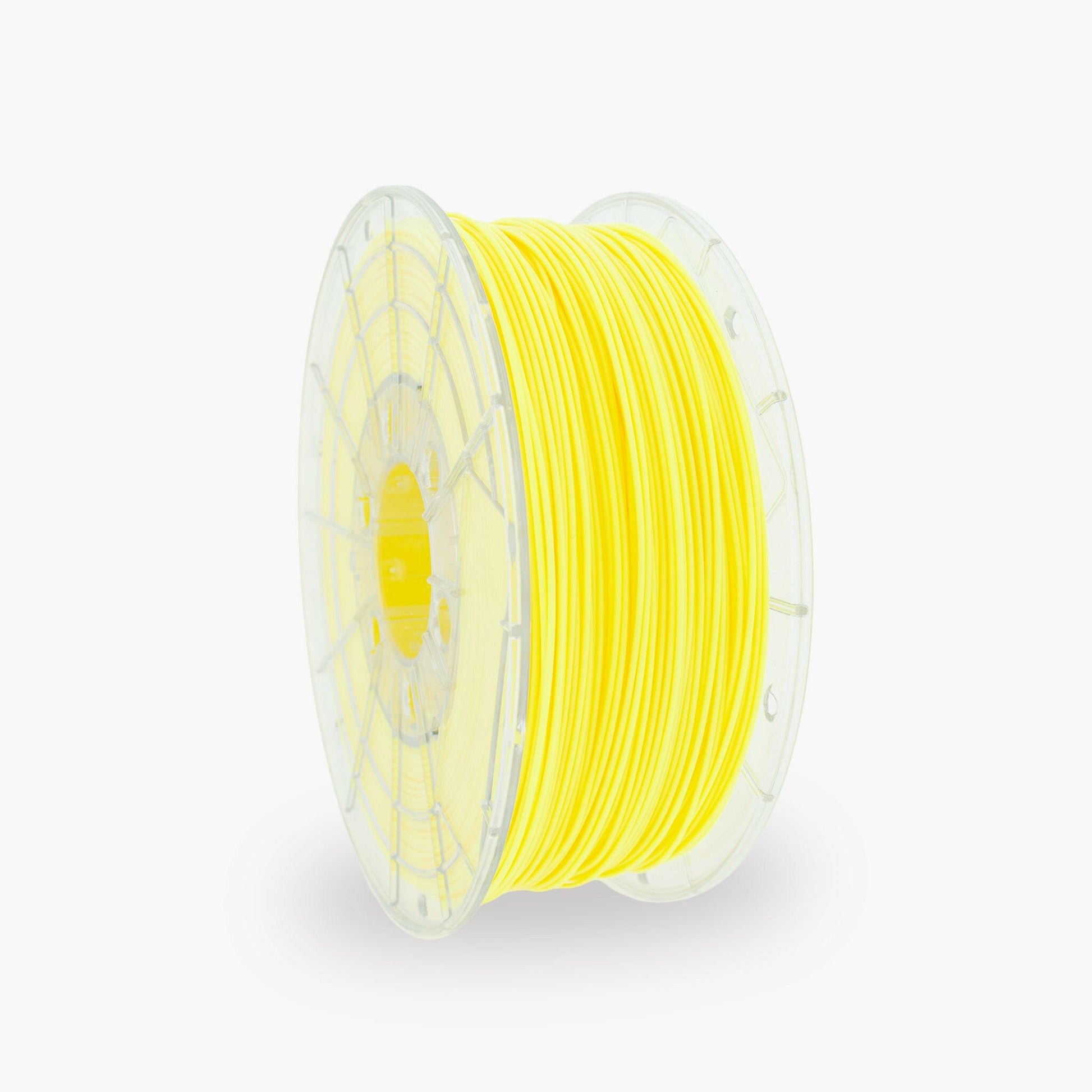 Fluor Yellow PLA 3D Printer Filament with a diameter of 1.75mm on a 1KG Spool.