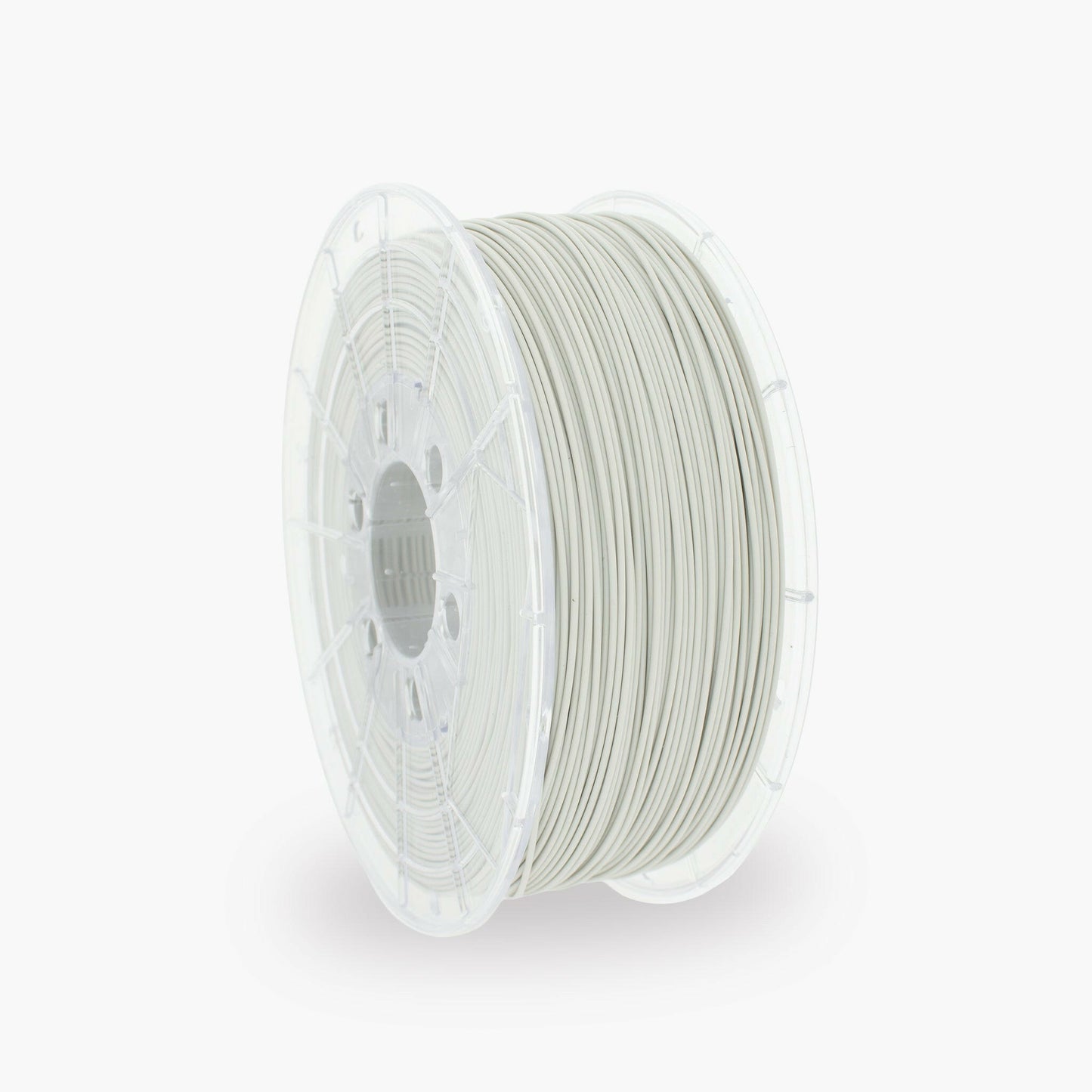 Light Grey PLA 3D Printer Filament with a diameter of 1.75mm on a 1KG Spool.