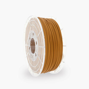 Ocher Brown PLA 3D Printer Filament with a diameter of 1.75mm on a 1KG Spool.