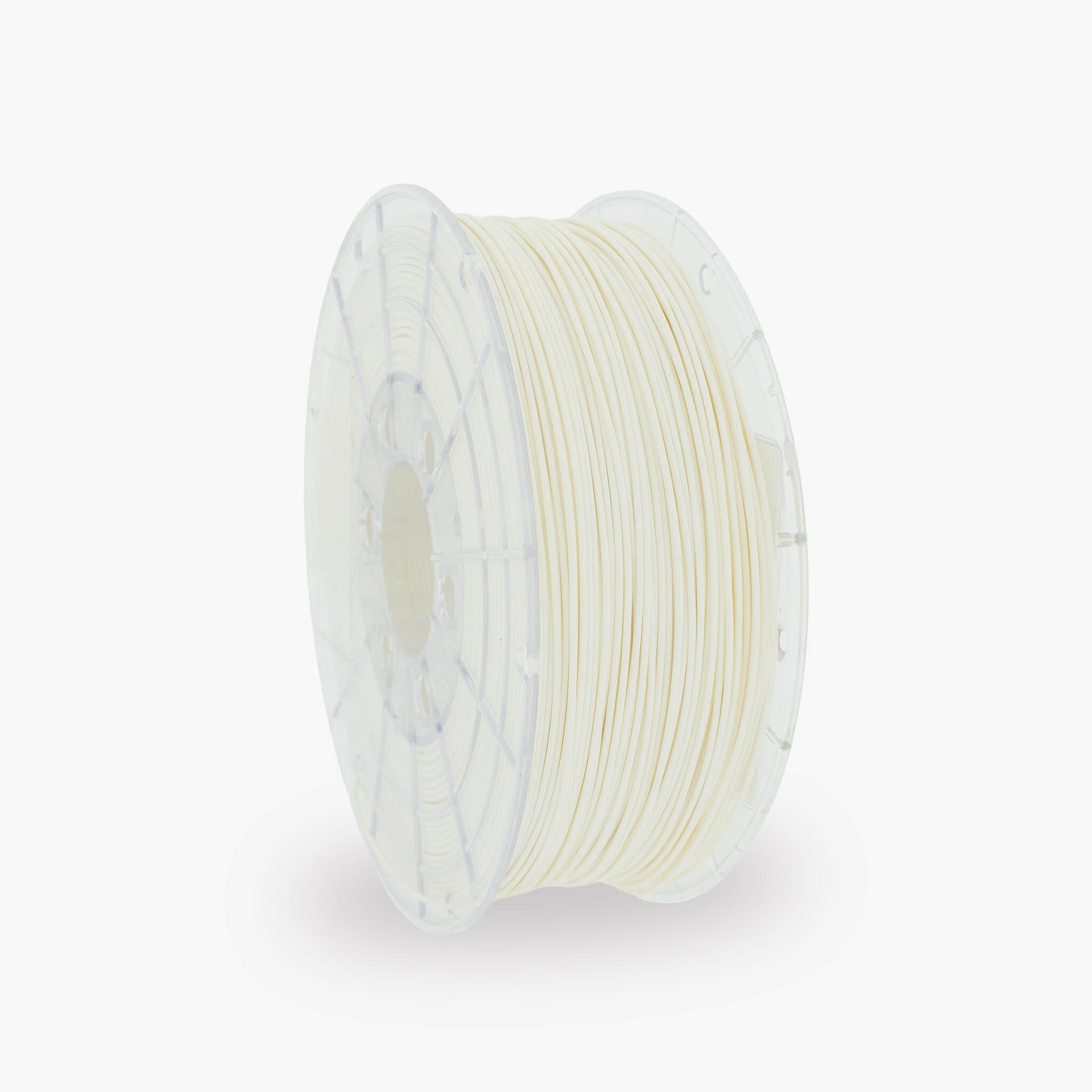 Pure White PLA 3D Printer Filament with a diameter of 1.75mm on a 1KG Spool.