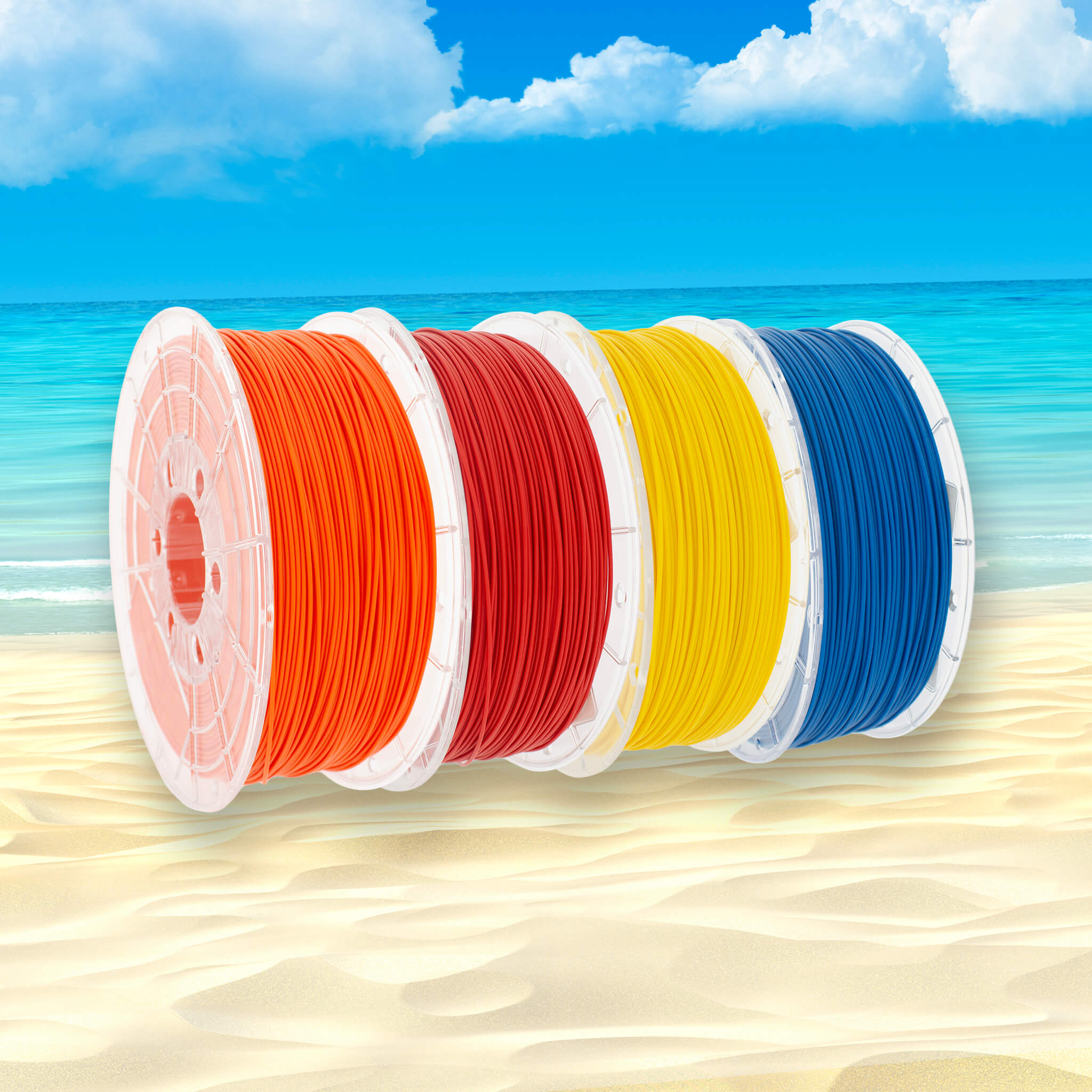 Zomer Bundel - Oranje, Rood, Geel & Blauw