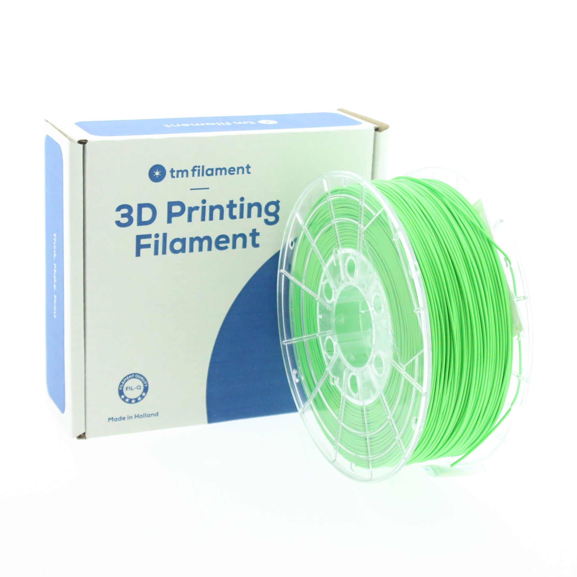 3D PRINTER FILAMENT PETG APPLE GREEN GROEN 1.75mm 2.85mm 1kg tm3dfilament.nl