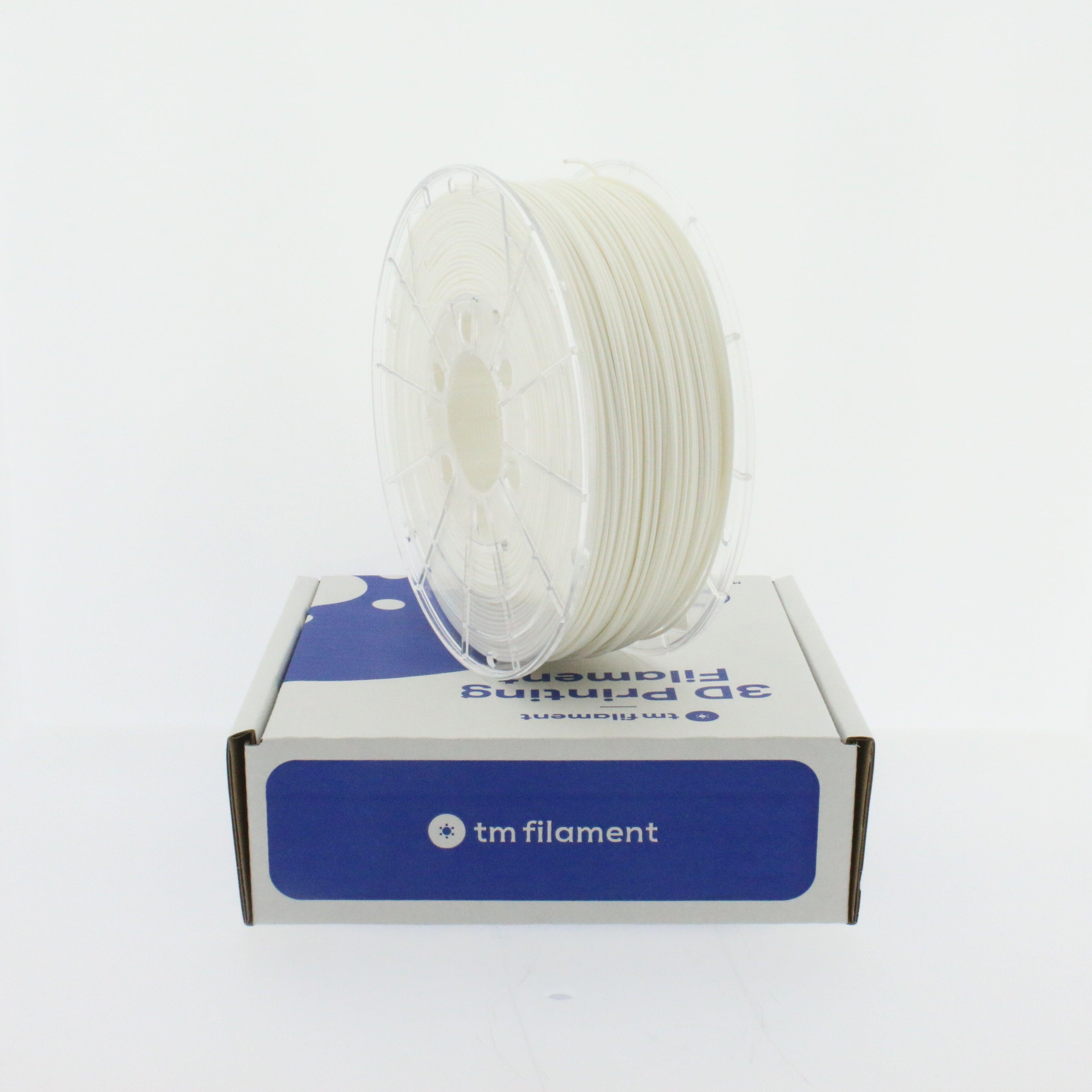 TMPremium-PLA MATT WHITE 1.75mm/2.85mm 1KG - Tm3dFilament